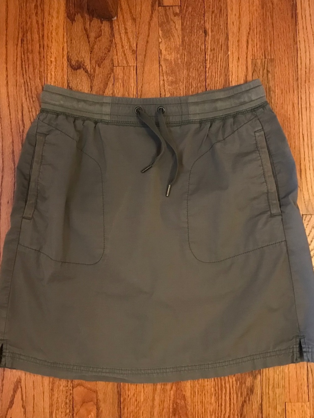 L.L. Bean Women's Ripstop Pull-On Skirt, Mid-Rise